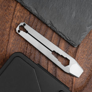 Multifunctional Titanium Alloy Pry Bar Outdoor Activity Wrench Unpacking Simple Portable EDC Manual Tool