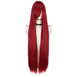 Mũ Giả Tóc Dài Thẳng Màu Sắc Tự Nhiên 100cm Cho Cosplay Hoạt Hình Hoạt Hình Giả Tóc Thật Cho Nam Và Nữ