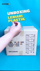 Animax Rak Roda Susun Rak Dapur 4 Tingkat Multifungsi Untuk Dapur Kamar Mainan Anak  Kamar Mandi Tempat Penyimpanan Mainan