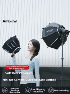 AMBITFUL | Quick Setup Mini Softbox Bowens Mount Grid Softbox