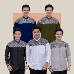PROMO!!! BAJU KOKO PUTIH LEGAN PANJANG S M L XL XXL KOMBINASI BATIK TERBARU 2023