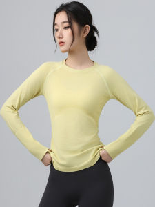 High-Elastic Yoga Top Female Long Sleeve Quick-Dry Sportswear