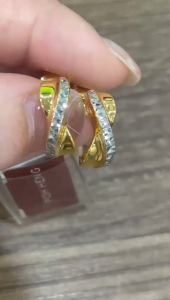 Poh Heng Jewellery 22K Earrings in Yellow Gold [Price By Weight]