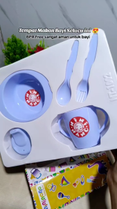 Nininano Feeding Set Alat Makan Bayi BPA Free Cocok Kado Gift Set Hampers