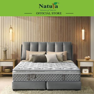 Natura Cross Series X-Anchor 13.5" Mattress/Free Delivery/12-Year Warranty/HEIQ Real Silk/Double Max Tech/7-Zone Pocket Spring/Zero Motion Transfer