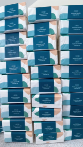 【10/20/30/60packs】RoyoPanda Tissue Facial Tissue 5-Ply 300Sheets Ultra Soft & Thickened Super Absorbent Wood Pulp