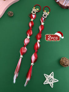2/4pcs Fashionable Elegant Christmas Hair Accessories for Women Party Role Play Hair Bands Gifts