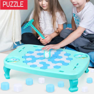 Family Games Board Toys Penguin Trap Break The Ice Game Save Penguin On Ice Block Party Supplies Fun Toys Game for Kid