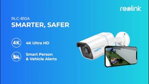 Reolink RLC-810A 4K HD Person/Vehicle Detection PoE Security Camera Indoor Outdoor Weather Proof