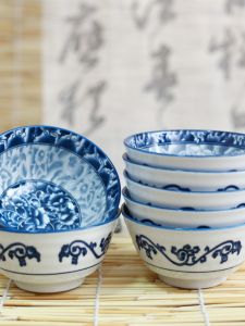 Bộ 10 Bát Đựng Cơm Bằng Gốm Sứ Cao Cấp Chân Cao Chống Bỏng Đồ Dùng Ăn Uống Đồ Dùng Gia Đình Đồ Dùng Ăn Uống