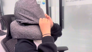 (Free Bag)Travel Neck Pillow U-shaped Pillow With Hood Memory Foam Headrest Fight Relax Pillow