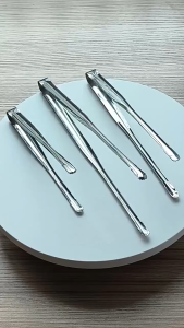 Multifunction Stainless Steel Food Tongs 3 Sizes BBQ Bread Anti Heat Food Clip Picnic Tweezer Salad Steak Clamp