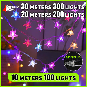 fairy lights 10M-20M Christmas Wedding Party Garden Decor Tent Lights led Star Fairy String  Lights