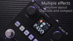 M-VAVE BLACK BOX Portable Guitar/Bass Multi-Effects Processor with 80 Presets Bluetooth