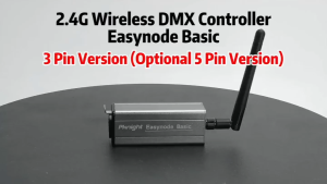 Pknight 2.4G Wireless DMX ControllerCompact Transceiver with Wi-Fi/Bluetooth Connectivity Supports Artnet & sACNEasynode Basic