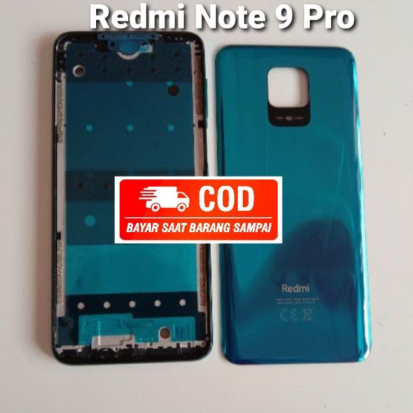 Casing Kesing Fullset Xiaomi Redmi Note 9 Pro Original Backdoor Tutup ...