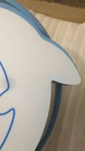 Đèn Ốp Trần Trang Trí Phòng Ngủ Cho Bé Trai Hình Cá Heo Đèn 3 Mầu MV-OT229 Công Suất 35w [Hàng CHÍNH HÃNG] Bảo Hành 2 Năm