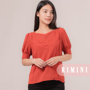RIMINI - Atasan Cewe Bluss Casual V Neck Big Size - Neuri Top 85717