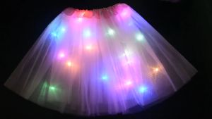 24 ชั่วโมงที่จะส่ง กระโปรงมีไฟ TUTU กระโปรงเรืองแสง เด็ก ผู้ใหญ่ ของขวัญสําหรับเด็กผู้หญิง กระโปรงแฟนซี กระโปรงเรืองแสง
