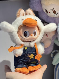 Quần Dài Bồng Tay Siêu Dễ Thương Labubu Star Duck Duck Durable Cotton Doll Clothes Third Generation Vinyl Fabric Doll Outfits