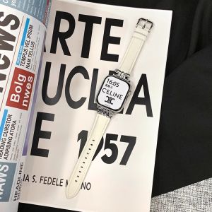 Uhada Leather Watchband for Huawei Fit3 Sport Smartwatch Mens Model Triumph Arch Design Fall Winter Replacement Strap