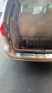 Ốp INOX chống trầy cốp sau TOYOTA Sienna 2003-2009