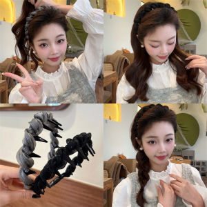 Tooyoo Anti Slip Mesh Headband Women Fashionable Daily Headdress Light Luxury High-end Headband