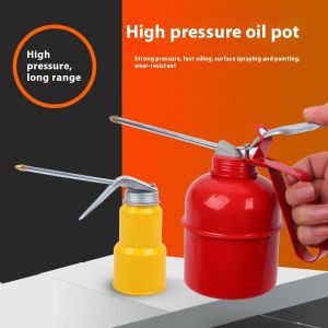 Oil Can Lubrication Metal High Pressure Pump Grease Guns Motorcycle Car Oil Pot Bottle Car Repair Tool 200ml 250ml 300ml 500ml