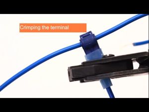 [20คู่] ตัวต่อสายไฟ T-TAB ตลับเชื่อมสายไฟตัว T กิ๊บหนีบสายไฟ สำหรับ 0.5-4.0 Sqmm. (22-12 AWG)