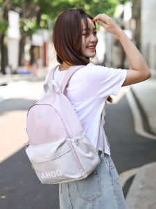 College Students Bag Female Good-looking Girl Backpack Campus Junior High School Casual Waterproof Large Capacity Computer Backpack