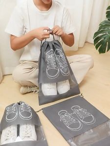 Drawstring Shoe Pouch Portable Hygiene Travel Dust-proof Storage Bag Travel Storage Bag