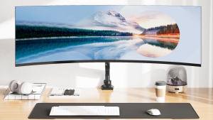 Up to 49" Single Monitor Ultrawide Desk Mount Monitor Stand