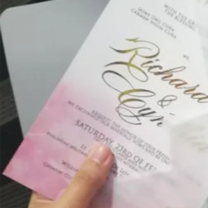 10 pcs ENVELOPE invitation TRANSPARENT TRANSLUCENT 5R 4R 3R
