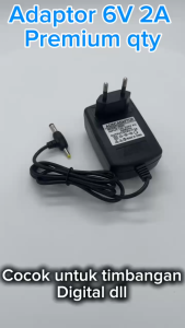 Adaptor 6V 2A Cas Digital 6V 2000mah Charger Timbangan