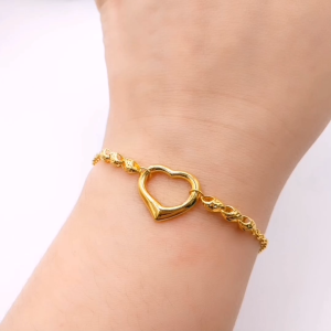 Yon Hing Rantai Tangan Sauh Siput Love Emas 916