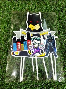 Cake Topper Batman happy birthday hiasan kue ulang tahun