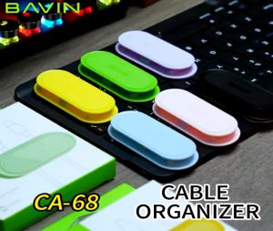 MJL BAVIN CA68 Desktop Cable Storage Cord Wrapper Cable Wire Cord Organizer Winder Cable Management Clip