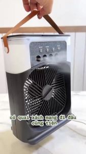 Quạt hơi nước phun sương điều hòa không khí quạt mini để bàn làm mát 3 chế độ gió mạnh