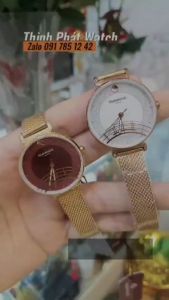 [Chính Hãng Fullbox] Đồng Hồ Nữ Sunrise 9805SA Mặt Số Đính Đá Case 31mm Kính Sapphire Chống Nước