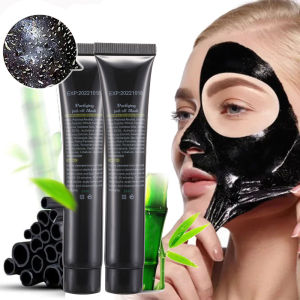Dorisna 20ml Bamboo Charcoal Blackhead Remover Mask Black Dots Spots Acne Mask Treatment Mask Nose Cleaner Nose Pore Deep Clean