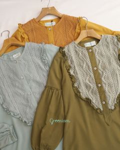 Gamis Wanita Muslimah Dewasa - Dress Only - Model MAISARA by GREENISM