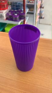 GELAS TUMBLER PLASTIK UNGU / GELAS PLASTIK SERBAGUNA TEH KOPI KUAT ELASTIS