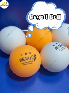 100% Authentic Fast Delivery Regail 3-Stars 40+ Seamless Ping Pong Balls (Orange/White Table tennis balls)