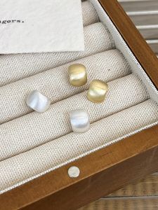 Versatile 925 Sterling Silver Needle Earrings with Metal Brushed Surface No Piercing Required for Women Simple Elegance Mosquito Coil Clip-On Earrings