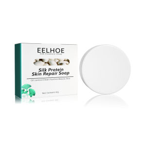 EELHOE | Goat Milk Soap Silk Protein Skin Repair Soap Deep Cleaning Face Wash Face Purifying Mask Oil Control Skin Care Moisturizing Soap