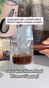 Slimming Coffee Kopi Hitam Enzim L Karnitin Serbuk Kopi Segera Tanpa Gula Dan Lemak Coffee Kuruskan Badan Dengan Cepat