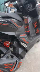 Vario 160 Body Protector Upper Front Cover Karet Honda