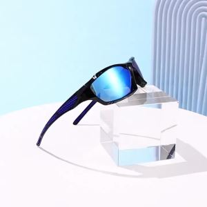 1pcs Outdoor Sports Sunglasses with PC Frame Wraparound Design for Cycling Trendy and Ideal as a Gift.