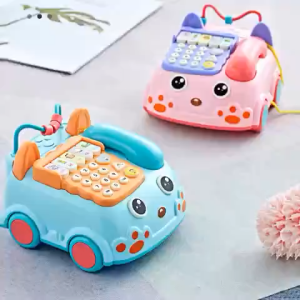 Childrens Telephone Toys 0-1-3 Year Old Babies Playing Groundhog Story Simulation Making Telephone