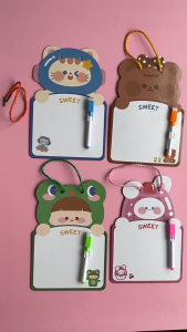 {SG Local} Cartoon Erasable Drawing Board 17x25cm for Children Early Education Double-sided Writing Board